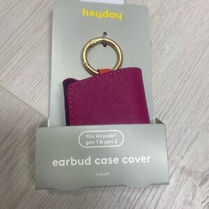 heyday Pink Earbud Case Cover